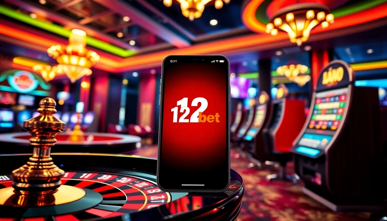 Join the excitement with link 12bet on a luxurious online casino interface.