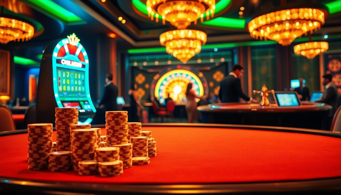 Engaging with the S8 casino table, players enjoy premium games under luxurious lighting.