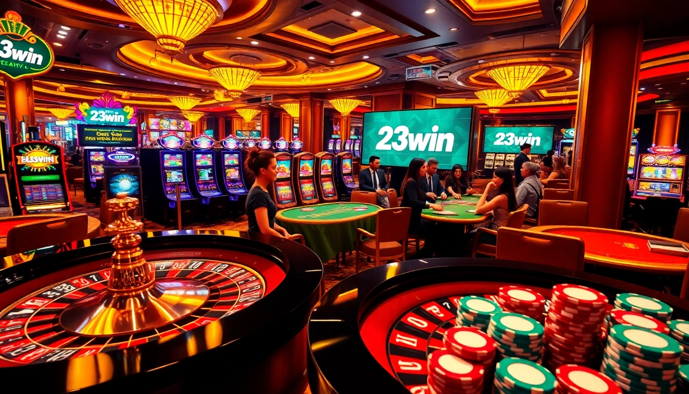 Experience high-stakes excitement at 23win with vibrant casino games and winning moments.