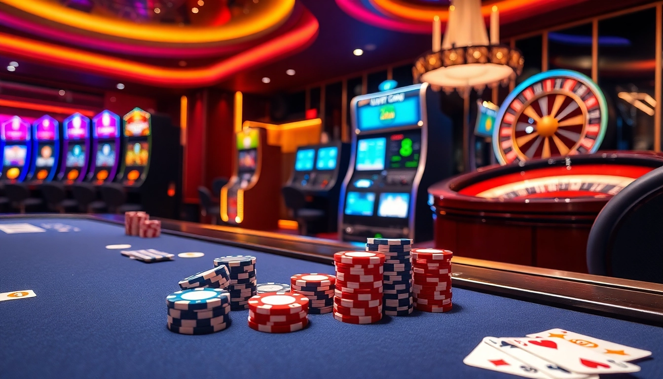 Experience the thrill of casino crypto with vibrant tables and exciting gaming options.