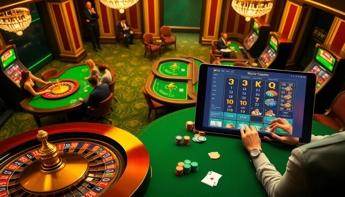 Experience the thrill of meilleur casino en ligne france with vibrant games and players enjoying their bets.