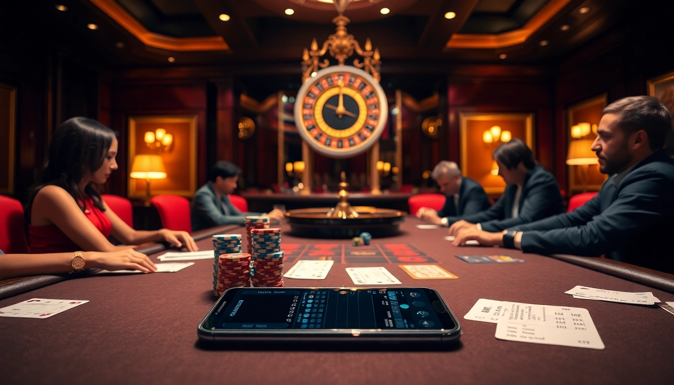 Experience thrilling casino action at the poker table featuring the S8 for tracking bets.