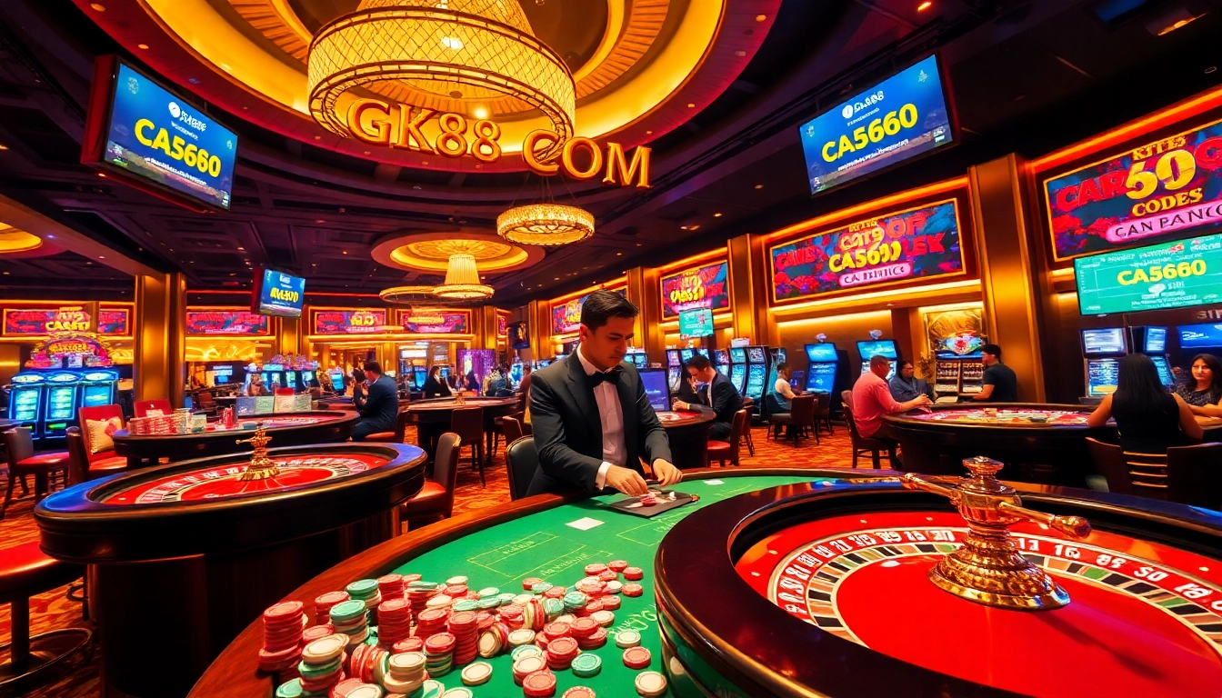 Experience the thrill of GK88 COM with lively casino games and vibrant promotions.