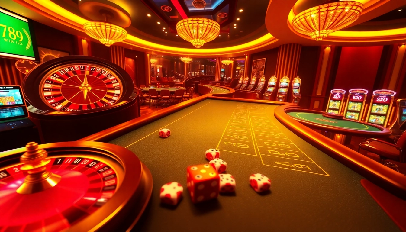 Engage with thrilling online gambling visuals featuring 789win link and vibrant casino elements.